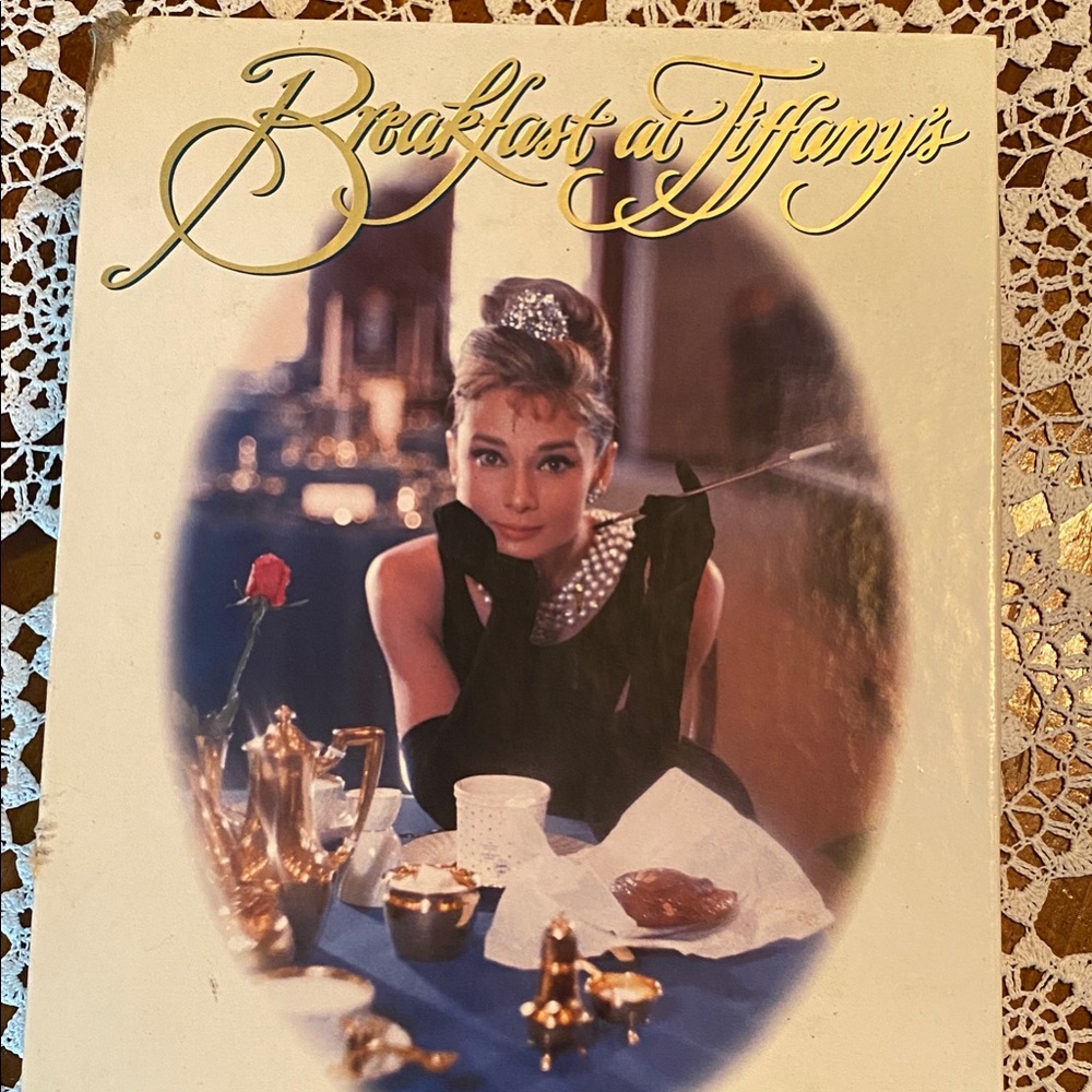 Autographed Breakfast at Tiffany's script